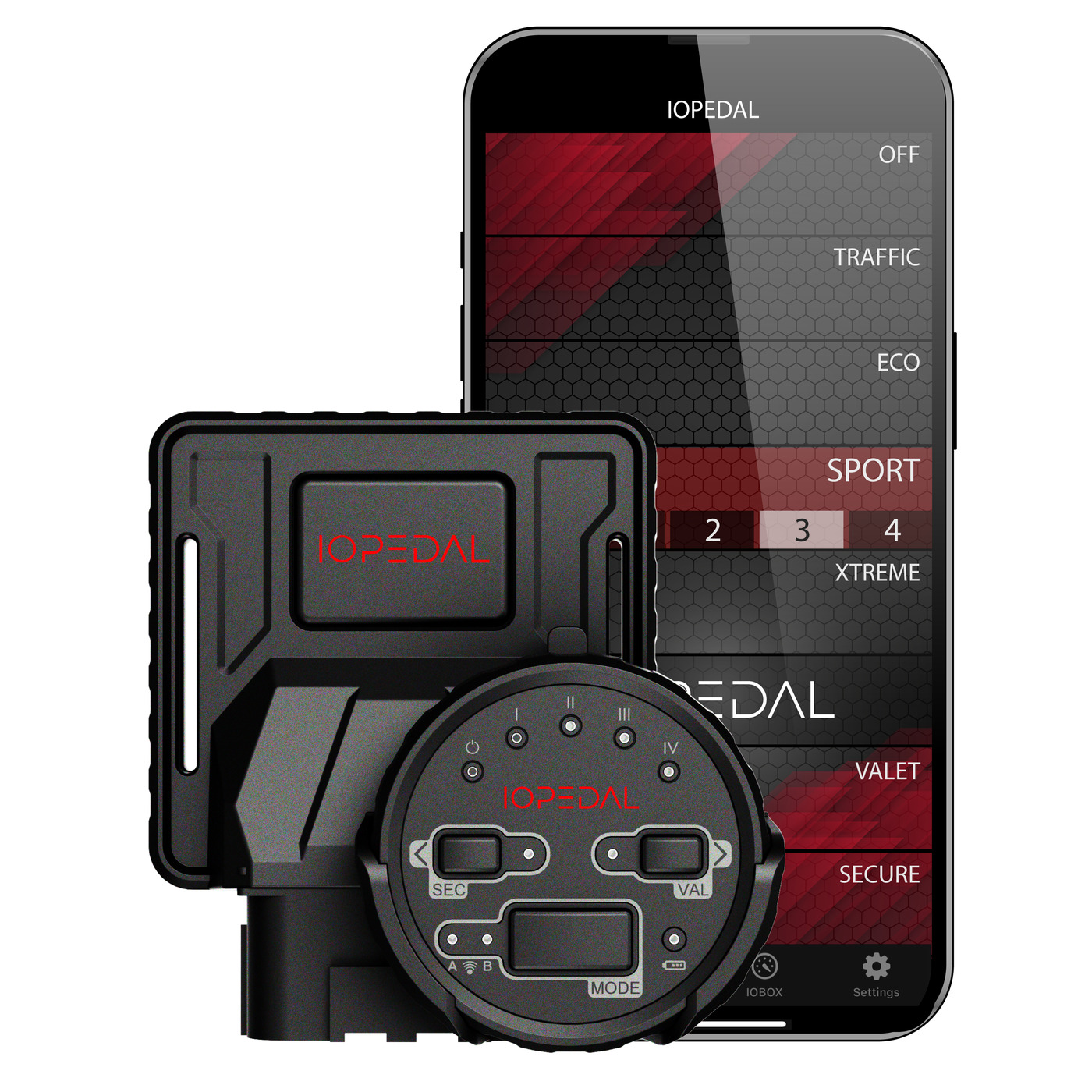 IOPEDAL Steuergerät mit Wireless Remote-Control